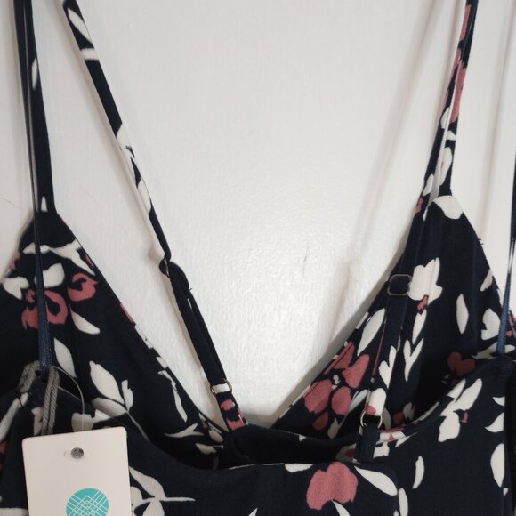 Nine Britton for Stitch Fix Navy Floral Angie Knit Dress - Picture 8 of 10